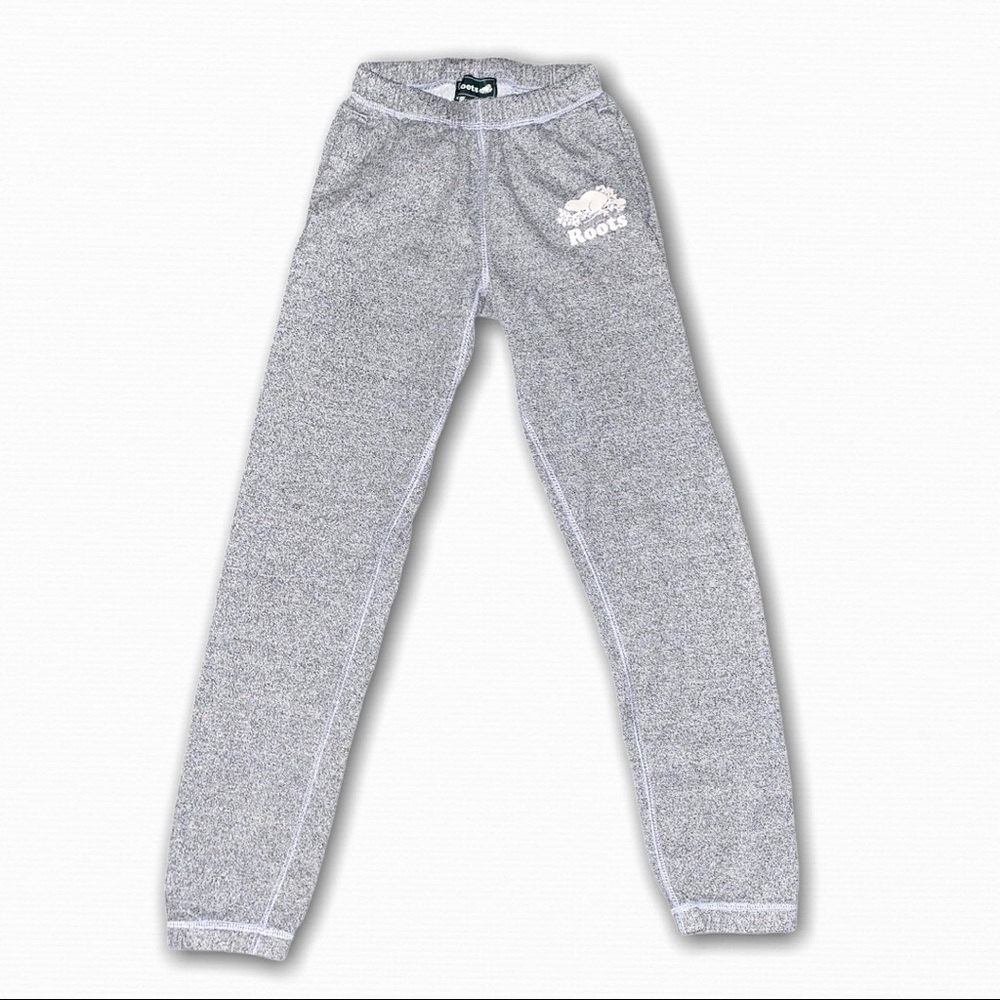 ROOTS salt & pepper sweatpants Size XXS Women 2